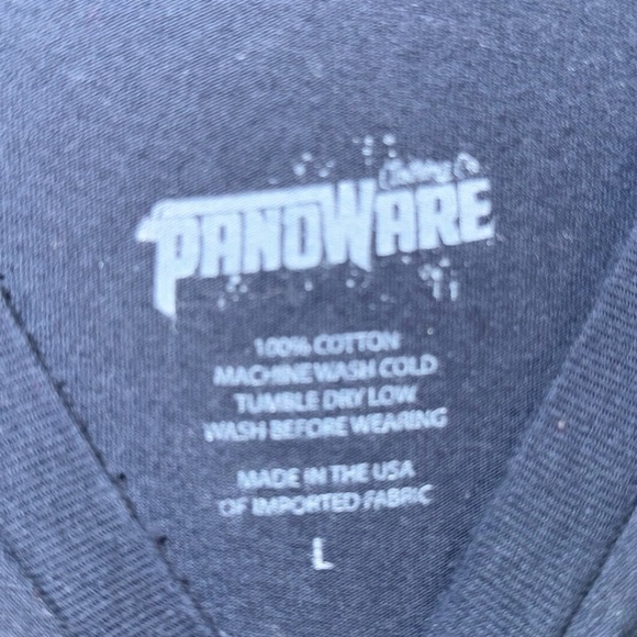 Blue Short Sleeve Tee with Graphic Design - Picture 5 of 7